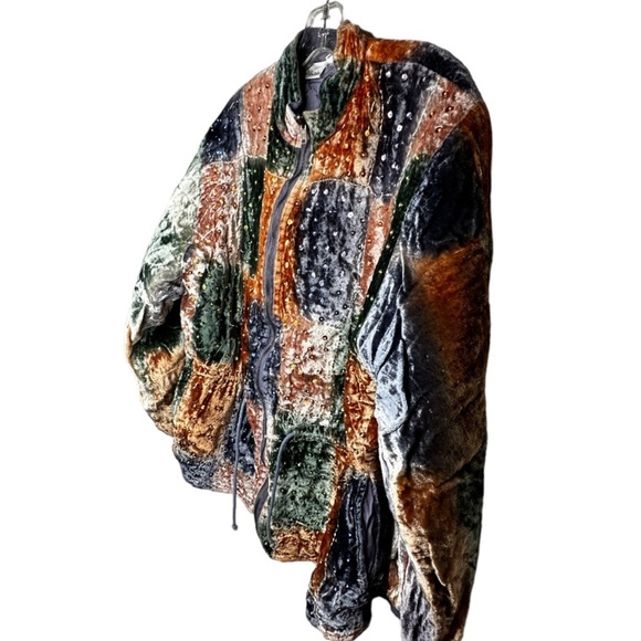 Vintage Styleworks Quilted Velour Jacket - Picture 3 of 6